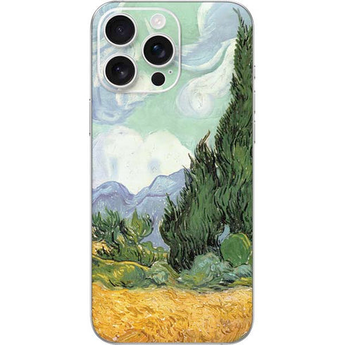 van Gogh - Wheatfield with Cypresses by Van Gogh iPhone 16 Pro Max Skin