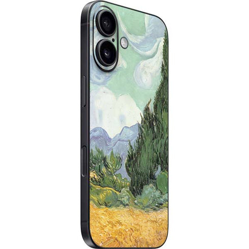 van Gogh - Wheatfield with Cypresses by Van Gogh iPhone 16 Skin