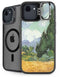van Gogh - Wheatfield with Cypresses by Van Gogh iPhone 16e Kickstand Case