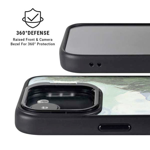 van Gogh - Wheatfield with Cypresses by Van Gogh iPhone 16e Kickstand Case