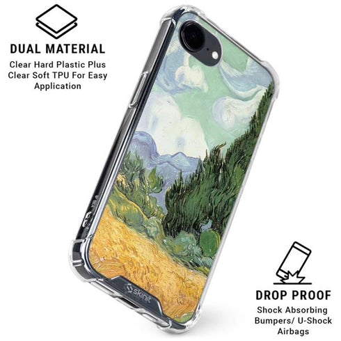 van Gogh - Wheatfield with Cypresses by Van Gogh iPhone 16e Clear Case