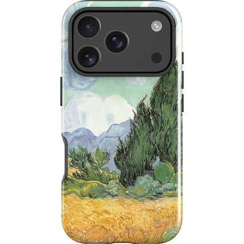 van Gogh - Wheatfield with Cypresses by Van Gogh iPhone 18 Pro Impact Case