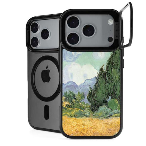 van Gogh - Wheatfield with Cypresses by Van Gogh iPhone 18 Pro Kickstand Case