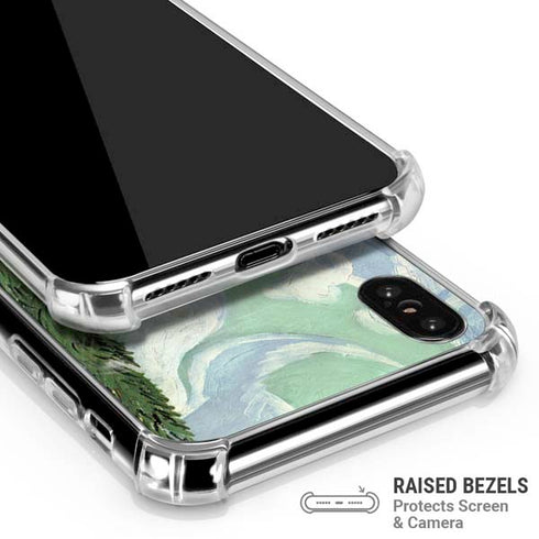 van Gogh - Wheatfield with Cypresses by Van Gogh iPhone X/XS Clear Case