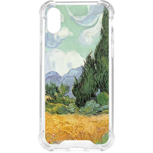 van Gogh - Wheatfield with Cypresses by Van Gogh iPhone XS Clear Case