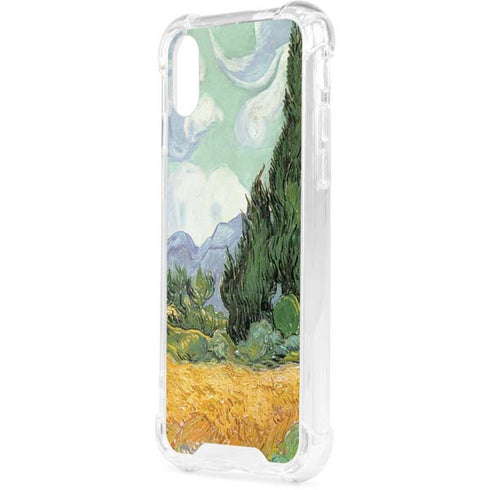 van Gogh - Wheatfield with Cypresses by Van Gogh iPhone XS Clear Case