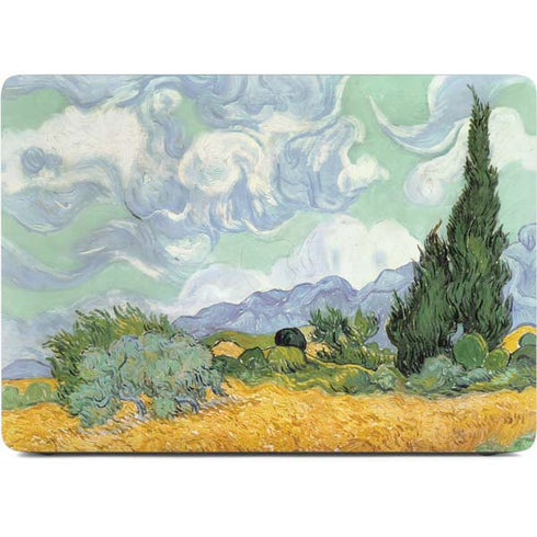 van Gogh - Wheatfield with Cypresses by Van Gogh Apple MacBook Air Skin
