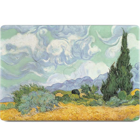 van Gogh - Wheatfield with Cypresses by Van Gogh MacBook Skins