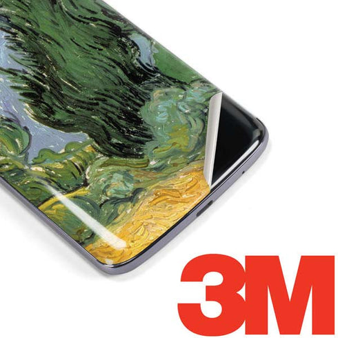 van Gogh - Wheatfield with Cypresses by Van Gogh Moto E5 Plus Skin