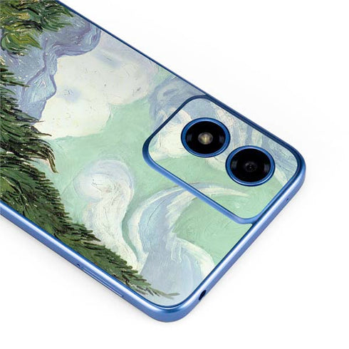 van Gogh - Wheatfield with Cypresses by Van Gogh Moto G Play 4G (2024) Skin