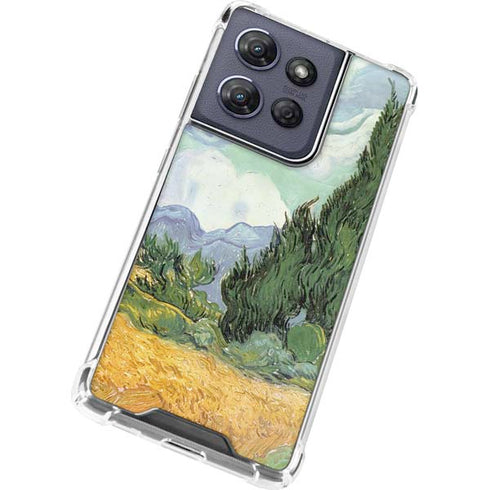 van Gogh - Wheatfield with Cypresses by Van Gogh Moto G Stylus 5G (2025) Clear Case