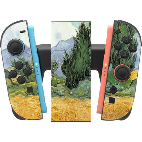 van Gogh - Wheatfield with Cypresses by Van Gogh Nintendo Switch 2 (2025) Joy-Con Controller Skin