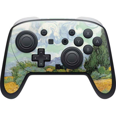 van Gogh - Wheatfield with Cypresses by Van Gogh Nintendo Skins