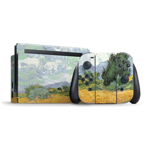 van Gogh - Wheatfield with Cypresses by Van Gogh Nintendo Skins