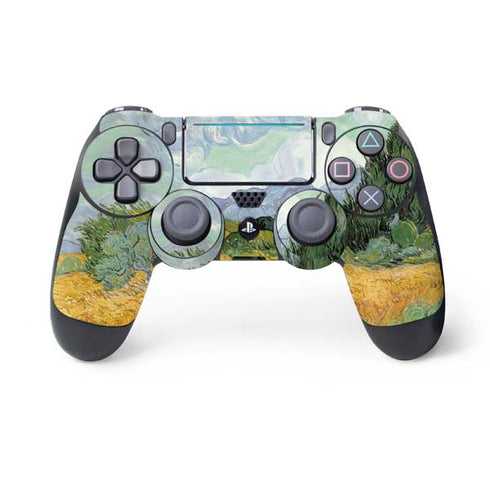 van Gogh - Wheatfield with Cypresses by Van Gogh PlayStation PS4 Skins