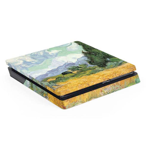 van Gogh - Wheatfield with Cypresses by Van Gogh PlayStation PS4 Skins