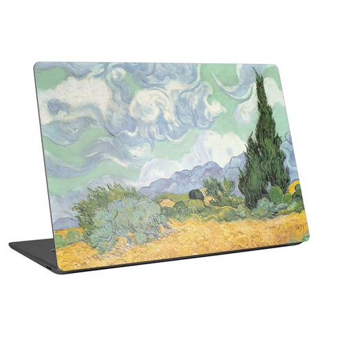 van Gogh - Wheatfield with Cypresses by Van Gogh Laptop Skins