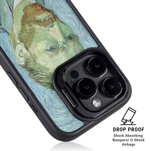 Van Gogh Self-portrait by Van Gogh iPhone 14 Pro Kickstand Case