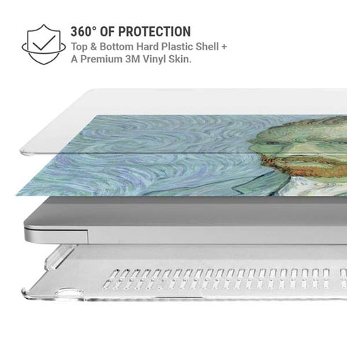 Van Gogh Self-portrait by Van Gogh MacBook Pro 14in (2021-24) Case plus Skin