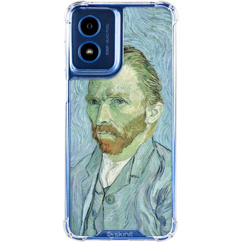 Van Gogh Self-portrait by Van Gogh Moto G 5G (2024) Clear Case