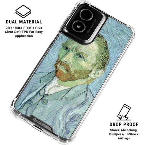 Van Gogh Self-portrait by Van Gogh Moto G Power 5G (2024) Clear Case