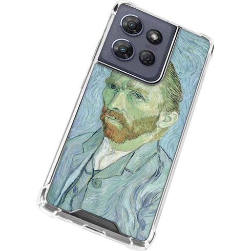 Van Gogh Self-portrait by Van Gogh Moto G Stylus 5G (2025) Clear Case