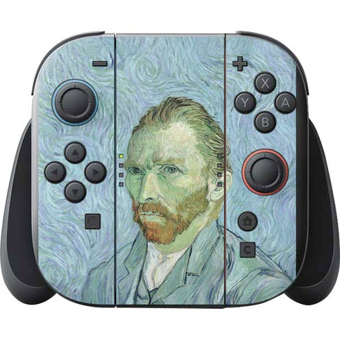 Van Gogh Self-portrait by Van Gogh Nintendo Switch 2 (2025) with Joy-Con Skin