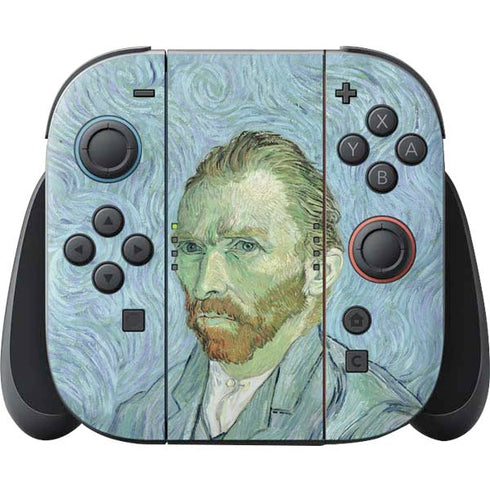 Van Gogh Self-portrait by Van Gogh Nintendo Switch 2 (2025) Joy-Con Controller Skin