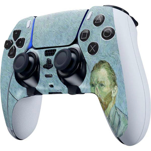 Vincent Van Gogh Self-portrait PS5 DualSense Edge Pro Controller Skin