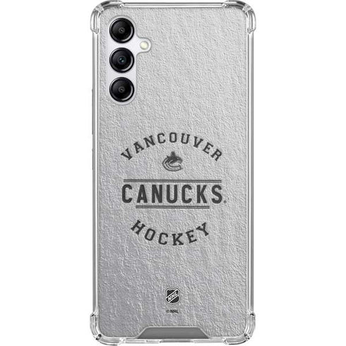 NHL Vancouver Canucks Black Text Gabb Phone 4 Clear Case