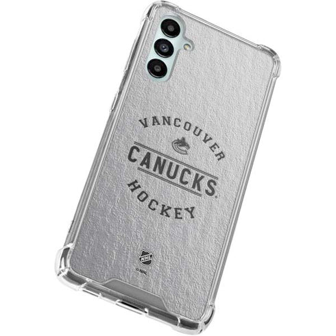 NHL Vancouver Canucks Black Text Gabb Phone 4 Clear Case