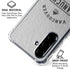 NHL Vancouver Canucks Black Text Galaxy A36 5G Clear Case