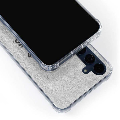 NHL Vancouver Canucks Black Text Galaxy A55 5G Clear Case