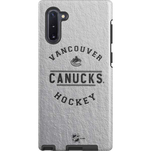 NHL Vancouver Canucks Black Text Galaxy Cases