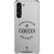 NHL Vancouver Canucks Black Text Galaxy S24 FE Clear Case