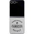 NHL Vancouver Canucks Black Text Galaxy Z Flip6 Skin