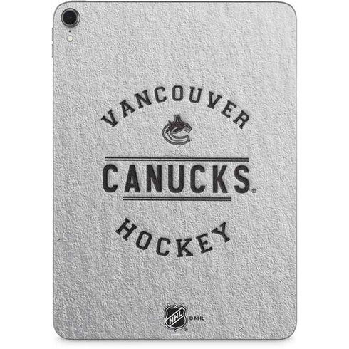 NHL Vancouver Canucks Black Text Apple iPad Pro Skin