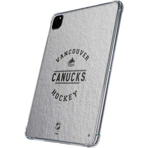 NHL Vancouver Canucks Black Text iPad Pro 11in (2024) Clear Case