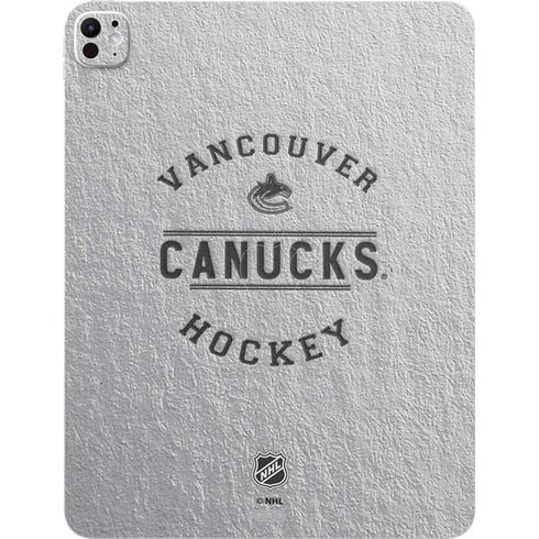 NHL Vancouver Canucks Black Text iPad Pro 13in M4 (2024) Skin