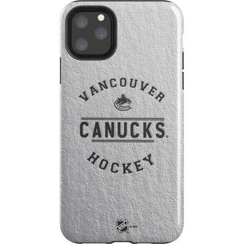 NHL Vancouver Canucks Black Text iPhone Cases