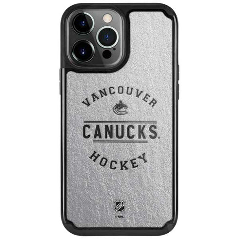 NHL Vancouver Canucks Black Text iPhone Cases