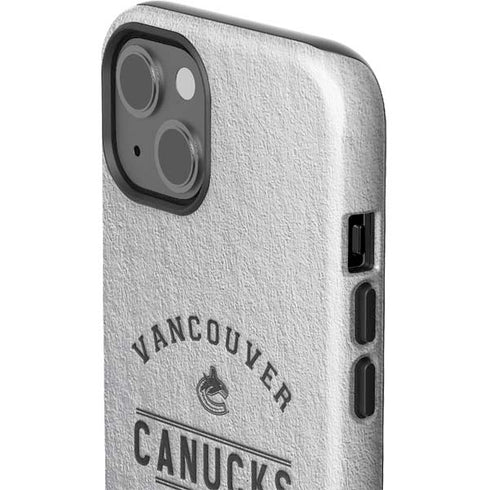 NHL Vancouver Canucks Black Text iPhone 15 Impact Case