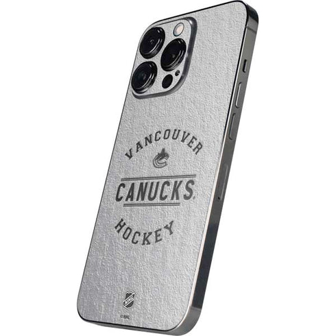 NHL Vancouver Canucks Black Text iPhone 15 Pro Max Skin