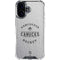 NHL Vancouver Canucks Black Text iPhone 16 Plus Clear Case