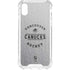 NHL Vancouver Canucks Black Text iPhone XS Clear Case