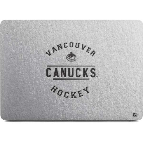 NHL Vancouver Canucks Black Text Apple MacBook Air Skin