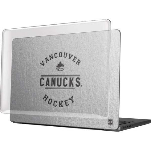 NHL Vancouver Canucks Black Text MacBook Pro 14in (2021-24) Case plus Skin