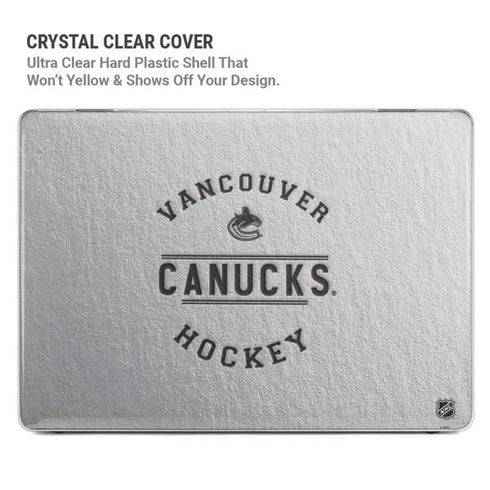 NHL Vancouver Canucks Black Text MacBook Pro 14in (2021-24) Case plus Skin
