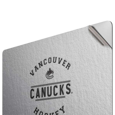 NHL Vancouver Canucks Black Text Apple MacBook Pro 16-inch Skin