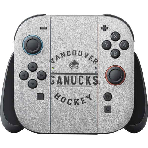 NHL Vancouver Canucks Black Text Nintendo Skins